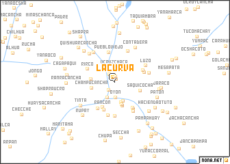 map of La Curva