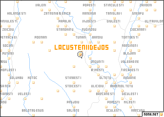 map of Lăcustenii de Jos