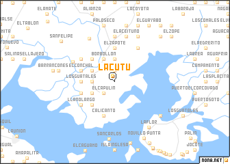 map of La Cutú