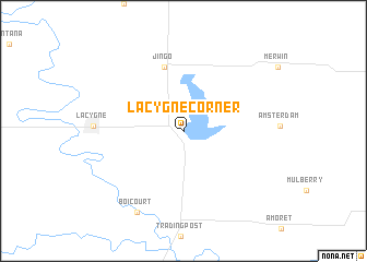 map of La Cygne Corner