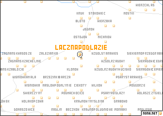 map of Łączna Podłazie