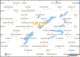 map of Łączyno