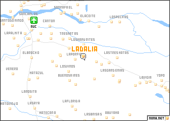 map of La Dalia