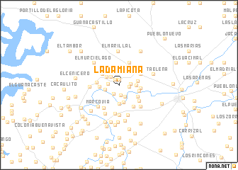 map of La Damiána