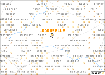 map of La Damselle