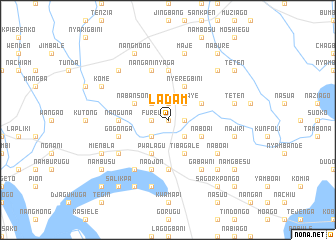 map of Ladam