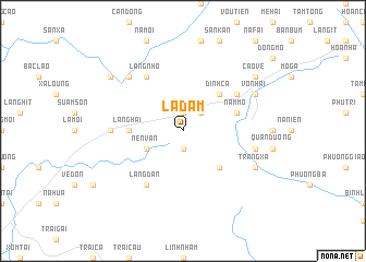 map of La Ðam