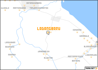 map of Ladangbaru