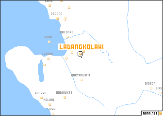 map of Ladang Kolawi