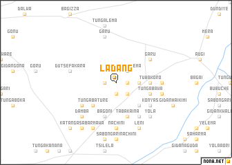 map of Ladang