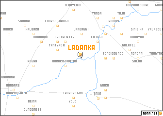 map of Ladanka