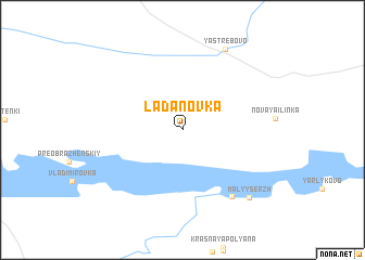 map of Ladanovka