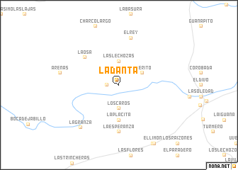 map of La Danta