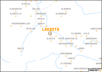 map of La Danta