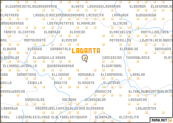 map of La Danta