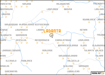 map of La Danta