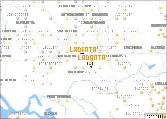 map of La Danta