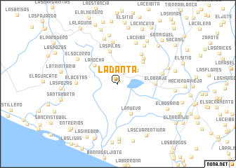 map of La Danta