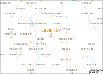 map of Ladantsy