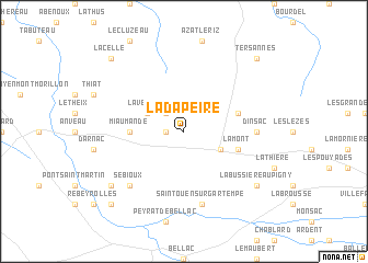 map of La Dapeire