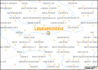 map of La Dauphinerie