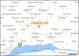 map of La Davelais