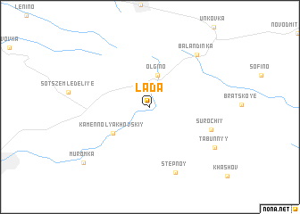 map of Lada