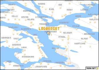 map of Ladberget