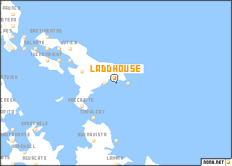 map of Ladd House