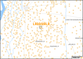 map of Lāddiwāla