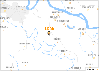 map of Ladd
