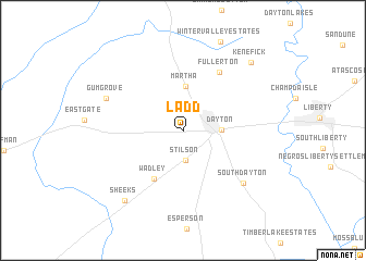 map of Ladd