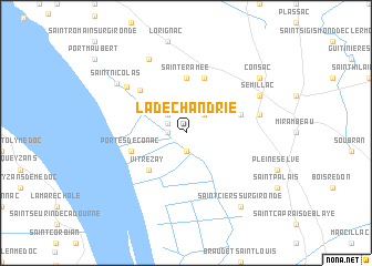 map of La Déchandrie