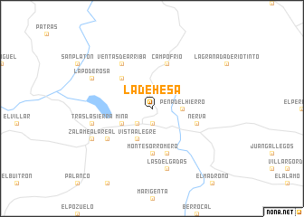map of La Dehesa