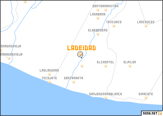 map of La Deidad