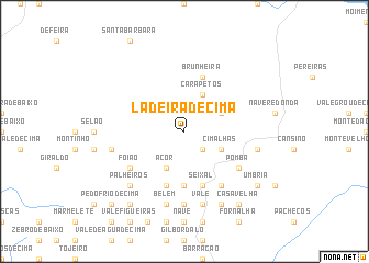 map of Ladeira de Cima