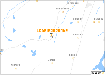 map of Ladeira Grande