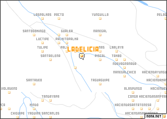 map of La Delicia