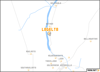 map of La Delta