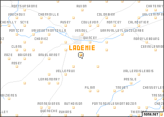 map of La Demie