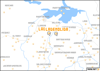 map of La Demolida