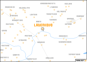 map of Laden\