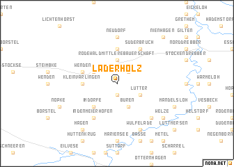 map of Laderholz