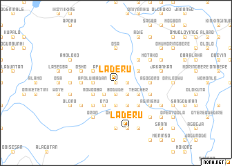 map of Laderu