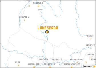 map of La Deseada