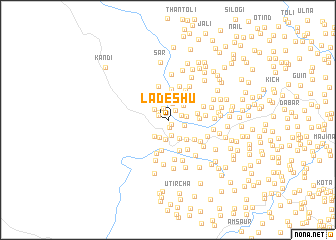 map of Ladeshu