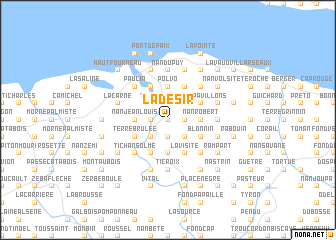 map of La Désir