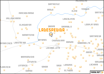 map of La Despedida