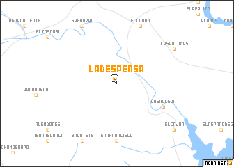 map of La Despensa