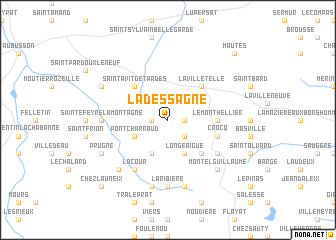 map of La Dessagne